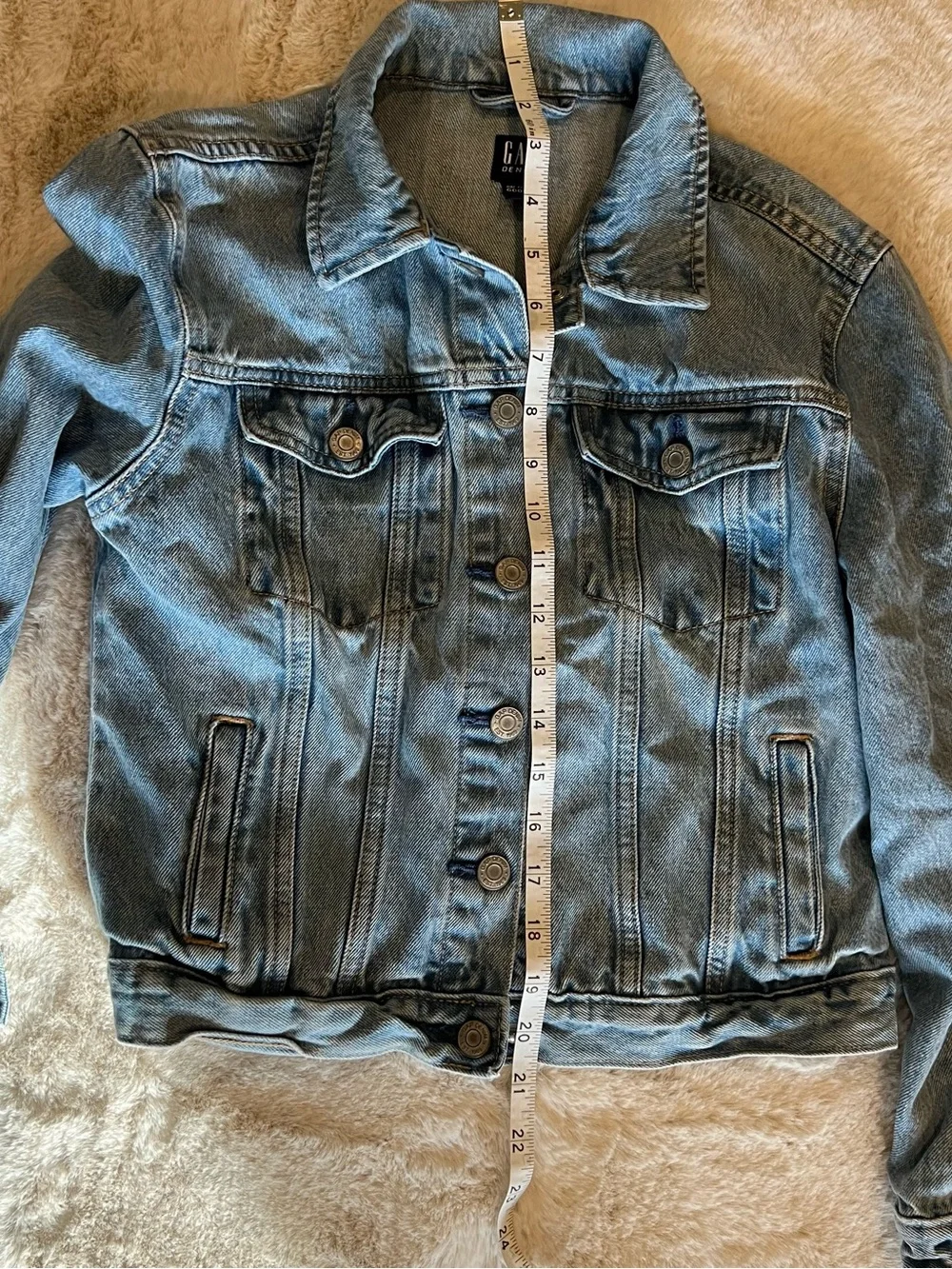 GAP Light Blue Washed Denim Jacket